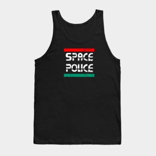 Retro Style Lego Space Police Logo Tank Top